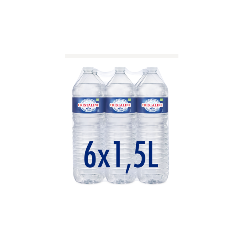 Eau Cristaline 6 x 1,5 L